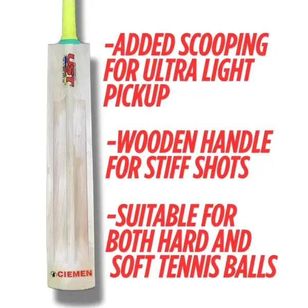 PANAMA (LITE) PLUS SCOOPED KASHMIR WILLOW TENNIS BAT - Image 3